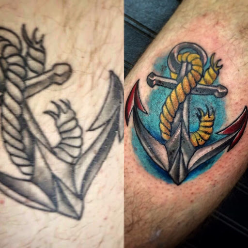 Explore star tattoo ideas wrist, creative tattoo ideas in Des Moines, available at Expo Piercing Ink