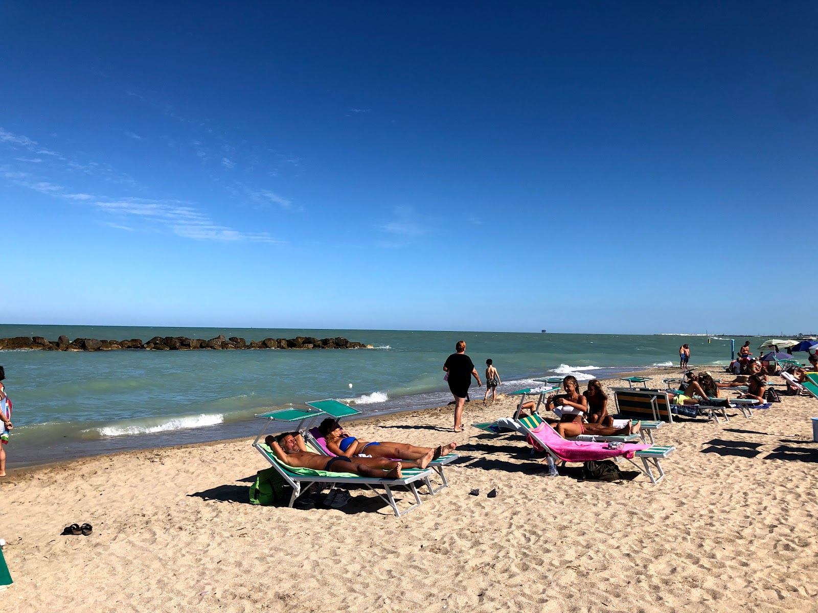 Foto de Lido Stabilimento Balneare Santina área parcialmente reacondicionada