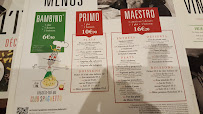 Restaurant italien Del Arte à Dole (le menu)