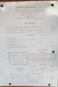 Casa Corsa à L'Île-Rousse menu
