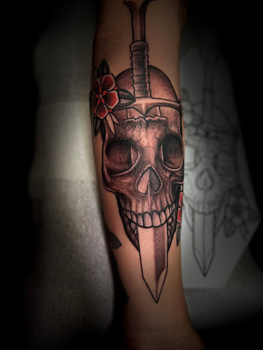 Explore shaded sleeve tattoo ideas, creative tattoo ideas in Smithville, available at Sanctioned Arts Tattoo Co.