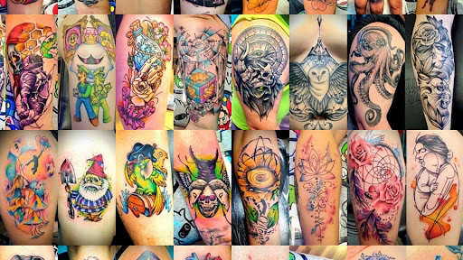 Explore men's neck tattoo ideas, creative tattoo ideas in Daytona Beach, available at Studio 21 Tattoo & Piercings Daytona Beach