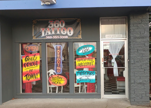 Tattoo Shop «360 Tattoo», reviews and photos, 1429 15th Ave, Longview, WA 98632, USA