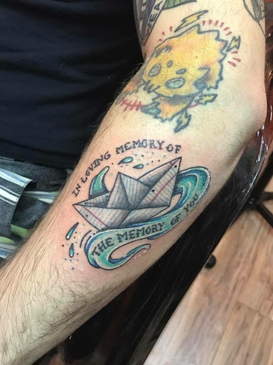 Explore concrete tattoo ideas, creative tattoo ideas in Saint Petersburg, available at Buku Tattoo Studio