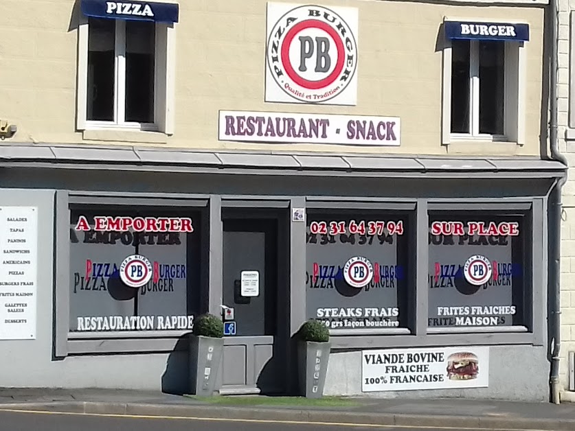 PB Pizza Burger Restaurant Snack moderne à Pont-l'Évêque (Calvados 14)