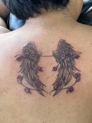 Explore shoulder mens tattoo ideas, creative tattoo ideas in Ambler, available at Tattoo GalaxyAmbler Piercing & Custom Tattoos