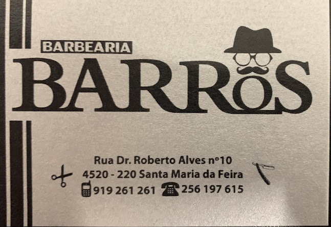 Avaliações doBarbearia Barros em Santa Maria da Feira - Barbearia