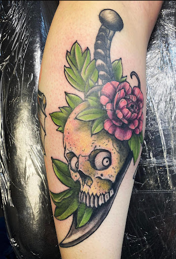 Explore forearm tattoo idea for men, creative tattoo ideas in Denver, available at Disruptive Ink Tattoos