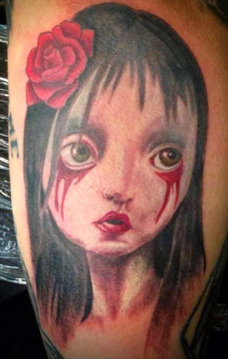 Explore horror sleeve tattoo ideas, creative tattoo ideas in Springboro, available at Eves Ink Tattoo and Permanent Makeup