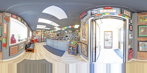 Explore female face tattoo ideas, creative tattoo ideas in Bloomington, available at Artkore Tattoo