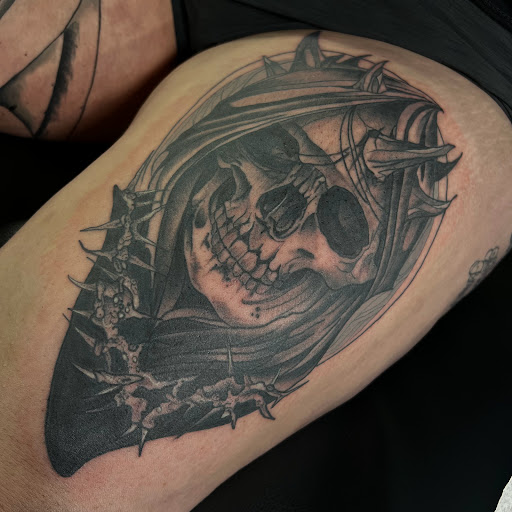 Explore kendrick lamar tattoo ideas, creative tattoo ideas in Buffalo, available at True Gloom Tattoo Studio