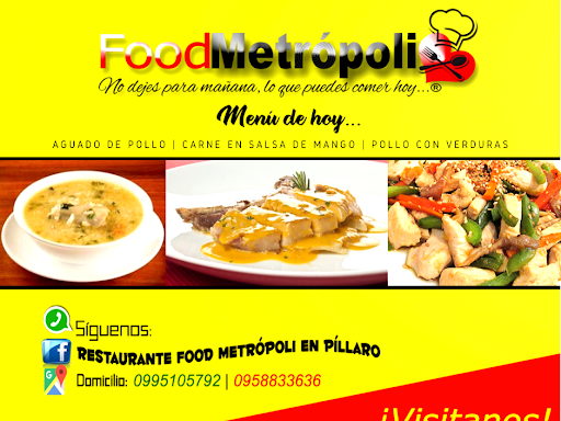 Opiniones de Restaurante Food Metrópoli En Píllaro en Pillaro - Restaurante