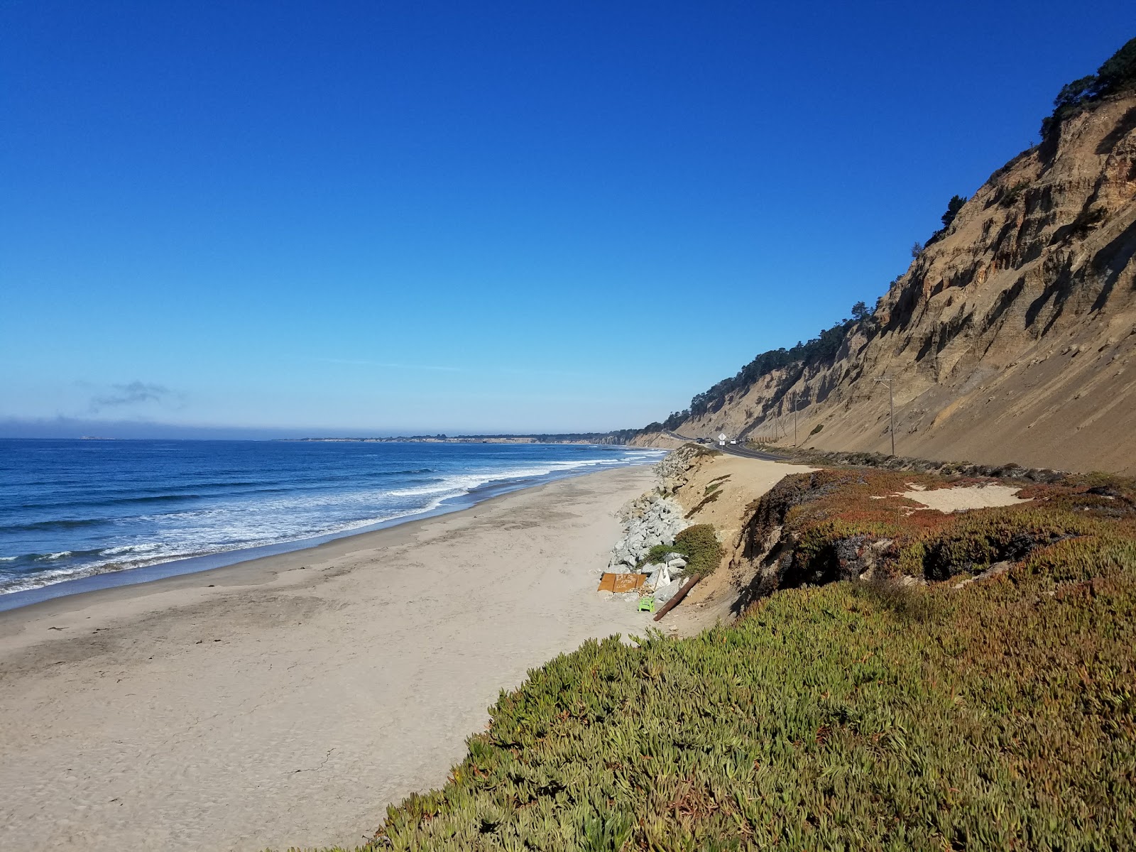 Photo of Waddell Beach with bright sand surface