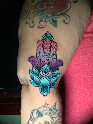 Explore upper back tattoo ideas for guys, creative tattoo ideas in San Diego, available at Bearcat Tattoo Gallery