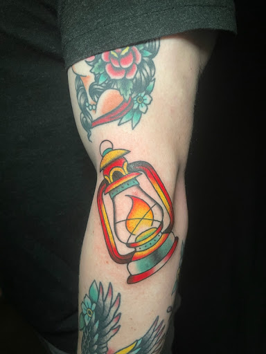 Explore mens tattoo cover up ideas, creative tattoo ideas in Dayton, available at Aisle 9 Tattoo