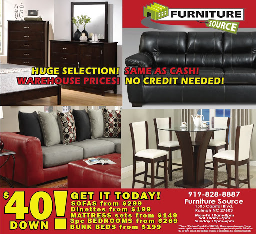 Furniture Store «Furniture Source», reviews and photos, 1505 Capital Blvd # 16A, Raleigh, NC 27603, USA