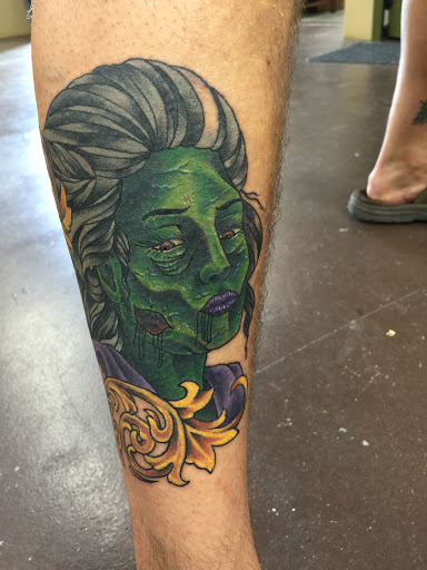 Find harley quinn and poison ivy tattoo ideas for your next unique tattoo in Salina at Supercharged Tattoo