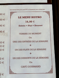 Carte du Le Bistro d'Augustin à La Queue-en-Brie