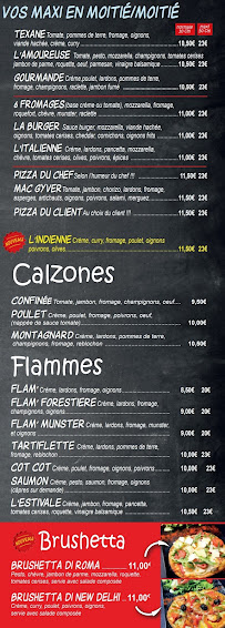 Menu du Veenstra Pizza Snack à Courcelles-Chaussy