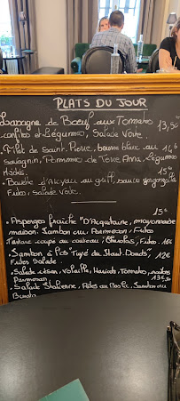 Menu / carte de Restaurant La Poste à Belfort