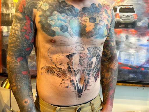 Explore female full back tattoo ideas, creative tattoo ideas in Seattle, available at Seattle Ink & Oil