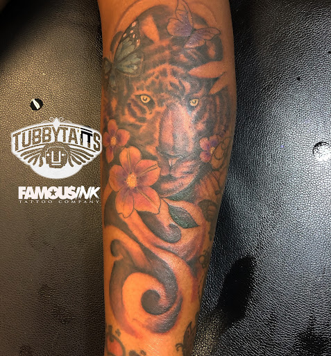 Explore patchwork tattoos ideas, creative tattoo ideas in Hammond, available at Famous Ink, Inc.