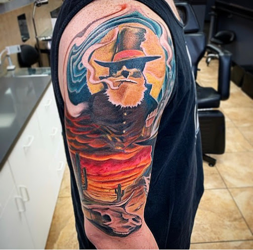 Explore solar eclipse tattoo ideas, creative tattoo ideas in Colorado Springs, available at West Side Tattoo