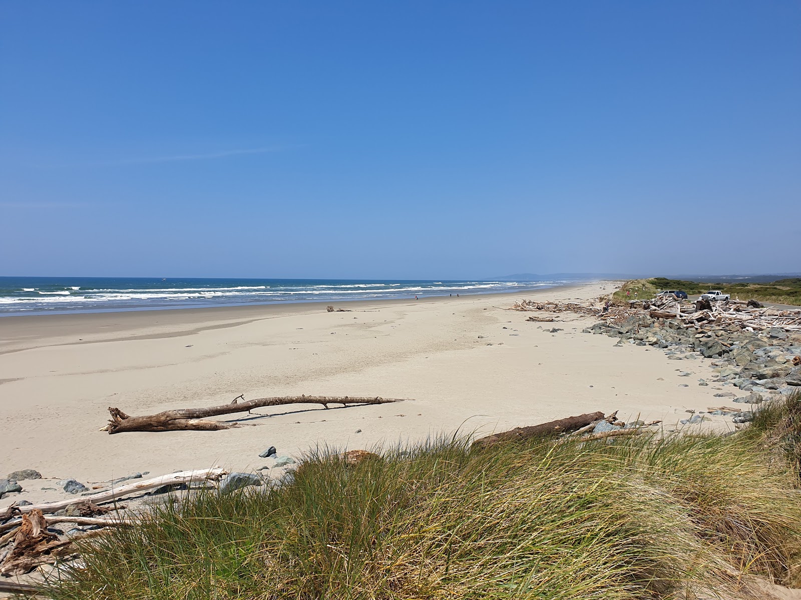 Foto von Bullards Beach mit beiger sand Oberfläche