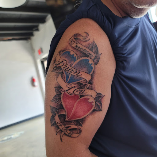 Explore tattoo ideas for thigh, creative tattoo ideas in Cocoa Beach, available at The Corner Tattoo and Piercing Studio