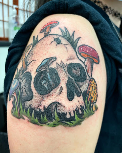 Explore eeyore tattoo ideas, creative tattoo ideas in Madison, available at Lucky Dog Tattoo