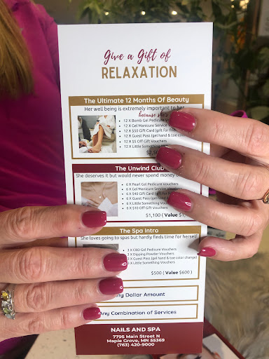 Nail Salon «Nails & Spa», reviews and photos, 7794 Main St, Maple Grove, MN 55369, USA