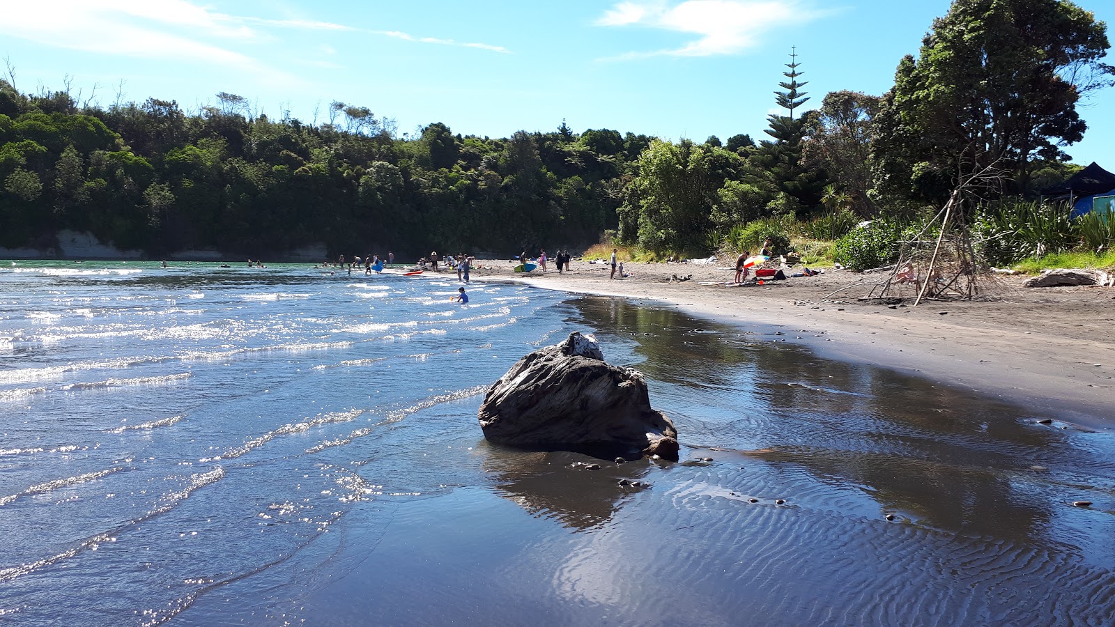Urenui Beach的照片 具有非常干净级别的清洁度