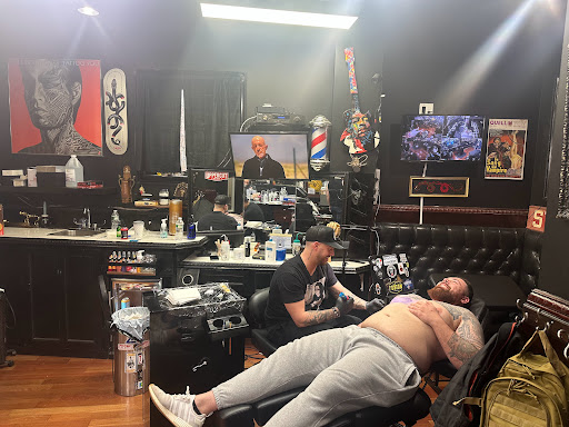 Explore tattoo ideas for the chest, creative tattoo ideas in Boston, available at Boston Barber & Tattoo Co.