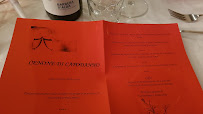 Restaurant Locanda del Brinsc à Brinzio (le menu)