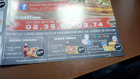 Pizzeria Le 607 Petit Couronne à Petit-Couronne (le menu)