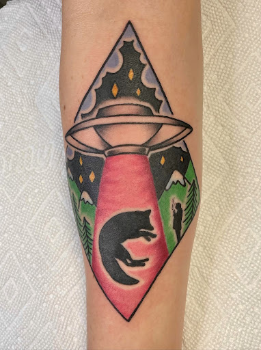 Explore mens butterfly tattoo ideas, creative tattoo ideas in Spartanburg, available at The Gallery Tattoo Shop Spartanburg