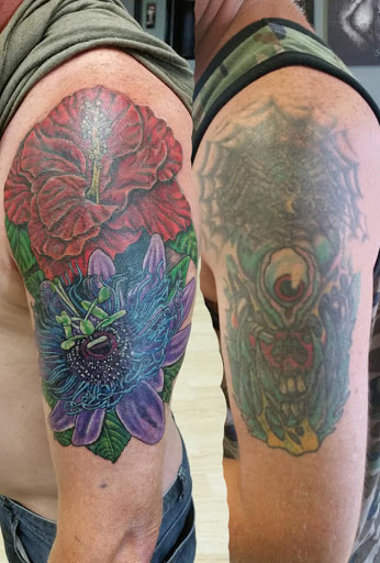 Explore tattoo ideas womens thigh, creative tattoo ideas in Taylor, available at Solid Tattoo LLC