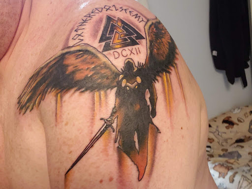 Explore boyfriend name tattoo ideas, creative tattoo ideas in Buford, available at Norsk Studios Tattoos & Piercings