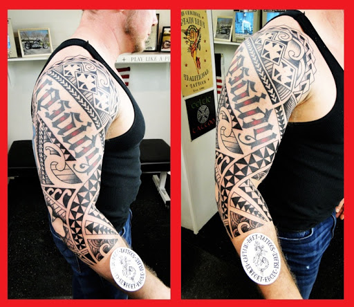 Explore gemini sign tattoo ideas, creative tattoo ideas in Newport, available at Tattoos by Captain Bret