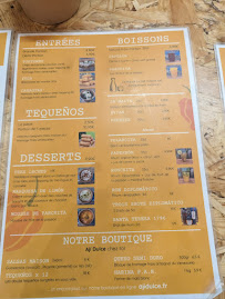 Aji Dulce Restaurant Venezuelien à Paris menu