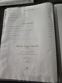 Restaurant français Les Voiles du Grand Large à Meyzieu (le menu)