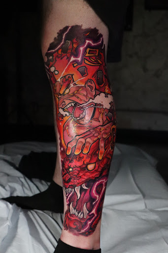 Explore mens hand tattoo ideas, creative tattoo ideas in Davenport, available at Tattoos By Ryan Allison