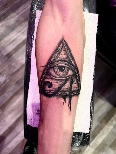 Explore foreign language tattoo ideas, creative tattoo ideas in Corning, available at Manifest Studios