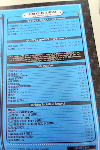 Restaurant Kòru AgriRistoPizzeria à Sadali (la carte)