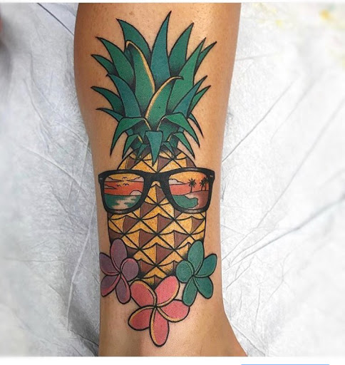 Explore dog memorial tattoo ideas, creative tattoo ideas in Twentynine Palms, available at Hilltop Tattoo Company