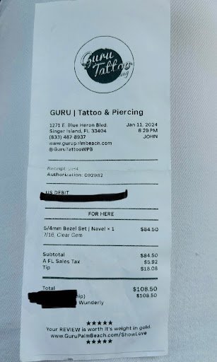 Explore dad tattoo ideas for men, creative tattoo ideas in West Palm Beach, available at GURU Tattoo & Piercing - Palm Beach County