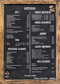 Menu / carte de Bibistrot à Bourg-Saint-Maurice