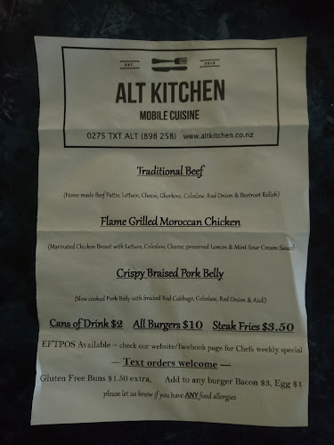 Reviews of Alt Kitchen mobile cuisine in Rangiora - Coffee shop