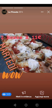 Pizzeria La Pinsata à Castelvetrano - menu / carte
