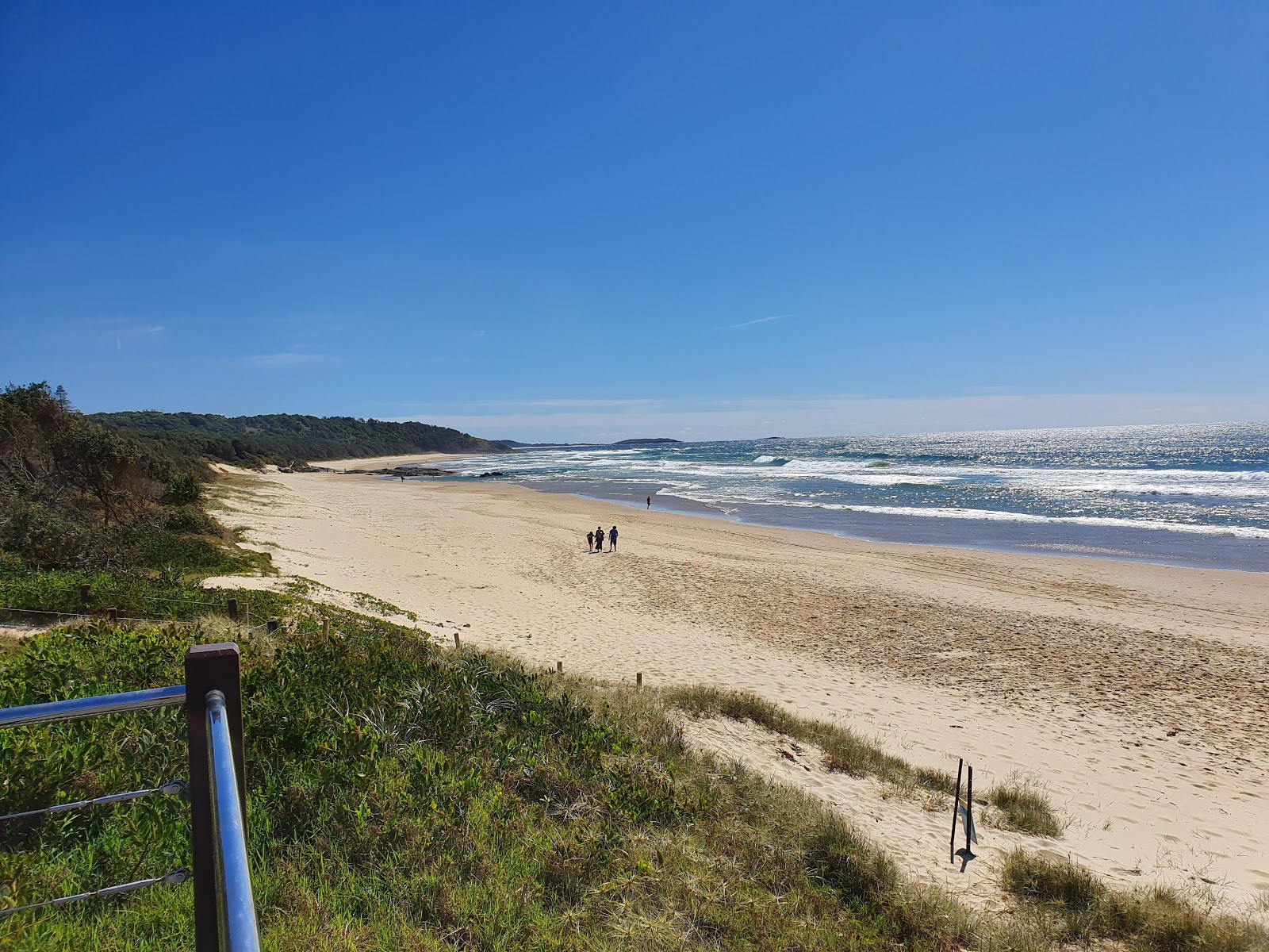 Foto av Sawtell Beach med lång rak strand